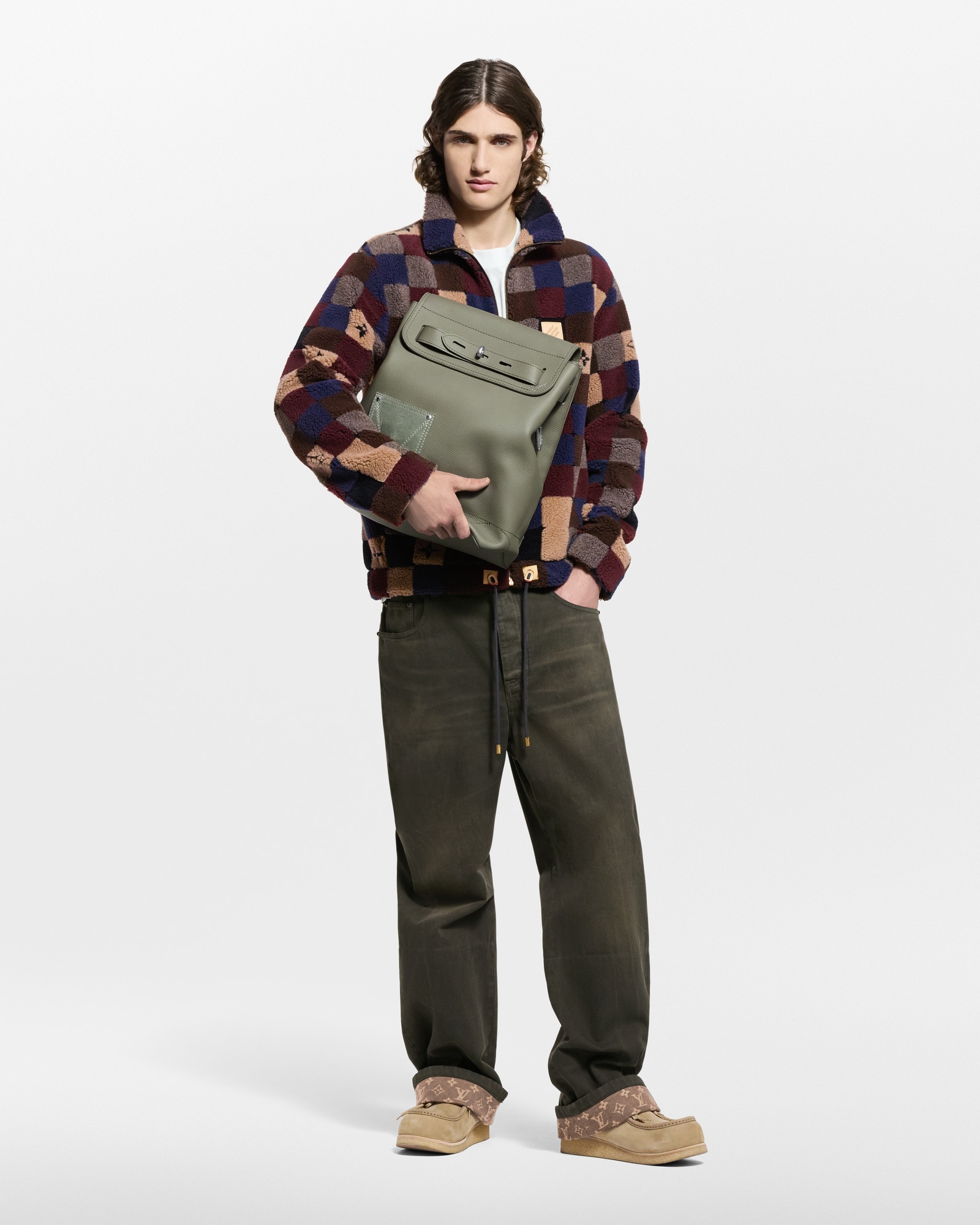 Damier Fleece Blouson - Ready-to-Wear | LOUIS VUITTON